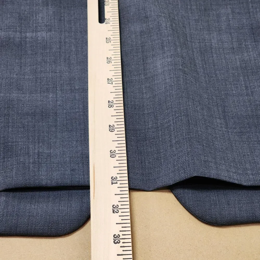 Suit Jacket Mens Large Gray Wool Two Button Boardroom Classic Fit Made In USA